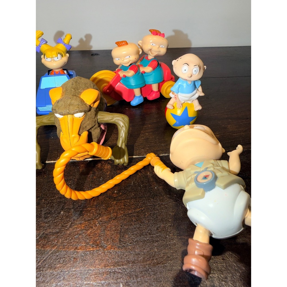 Lot Vintage 90's Rugrats The Movie Burger King Kids Club Toy Figure - Picture 8 of 10